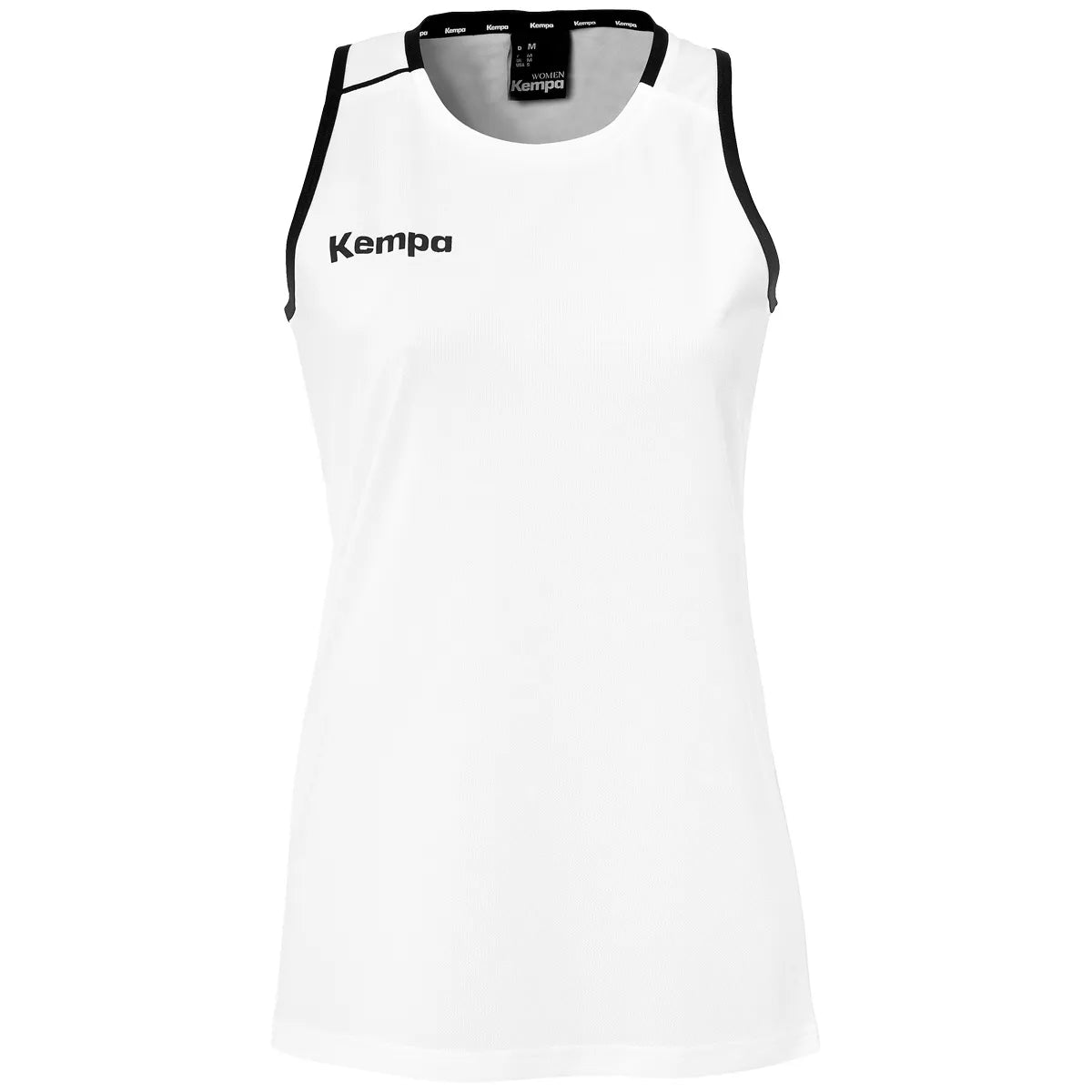 Kempa Tanktop Player Damen weiss-schwarz Front 