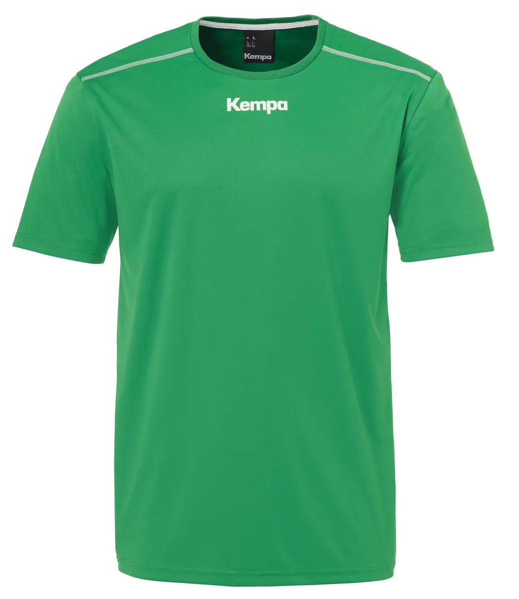 Kempa Poloshirt Poly Unisex gruen Front 