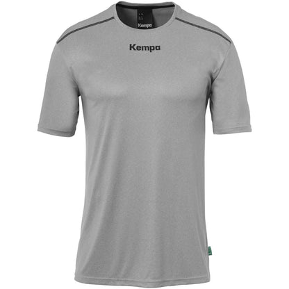 Kempa Poloshirt Poly Kinder dark-grau-melange Front 