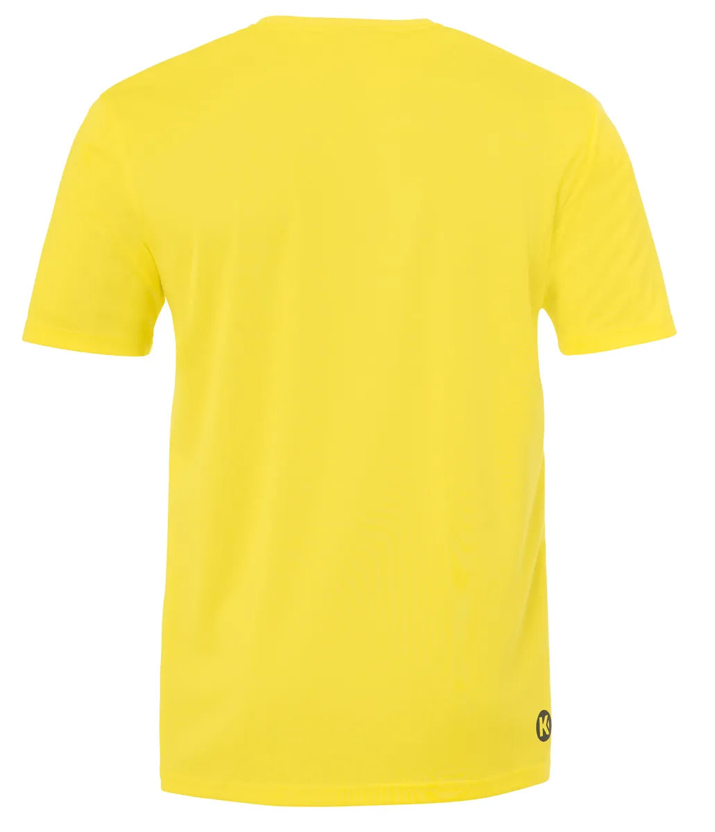 Kempa Poloshirt Poly Kinder limonengelb Rücken 