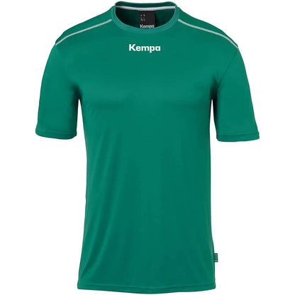 Kempa Poloshirt Poly Unisex lagune Front 