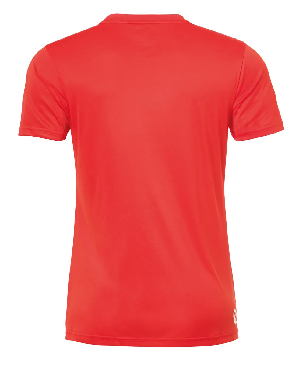 Kempa Poloshirt Poly Damen rot Rücken 