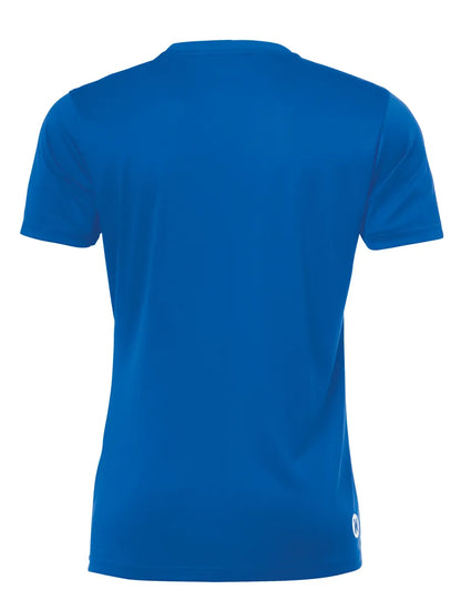 Kempa Poloshirt Poly Damen royal Rücken 