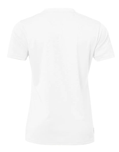 Kempa Poloshirt Poly Damen weiss Rücken 