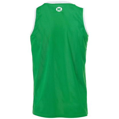 Kempa Tanktop Reversible Unisex gruen-weiss Rücken 