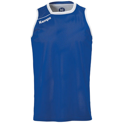 Kempa Tanktop Reversible Kinder royal-weiss Front 