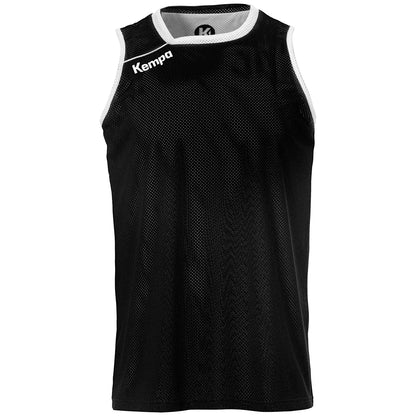 Kempa Tanktop Reversible Kinder schwarz-weiss Front 