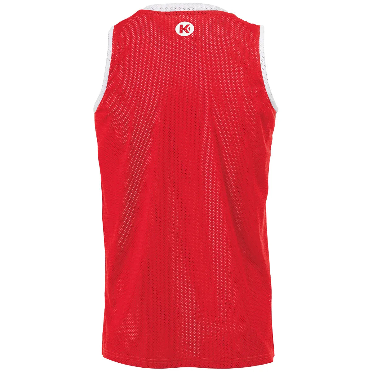 Kempa Tanktop Reversible Unisex rot-weiss Rücken #farbe_rot-weiss
