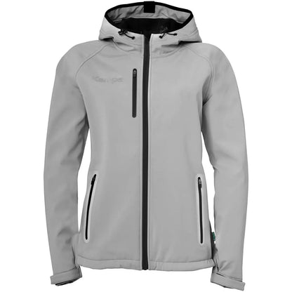 Kempa Jacke Softshell Damen sand-grau Front 