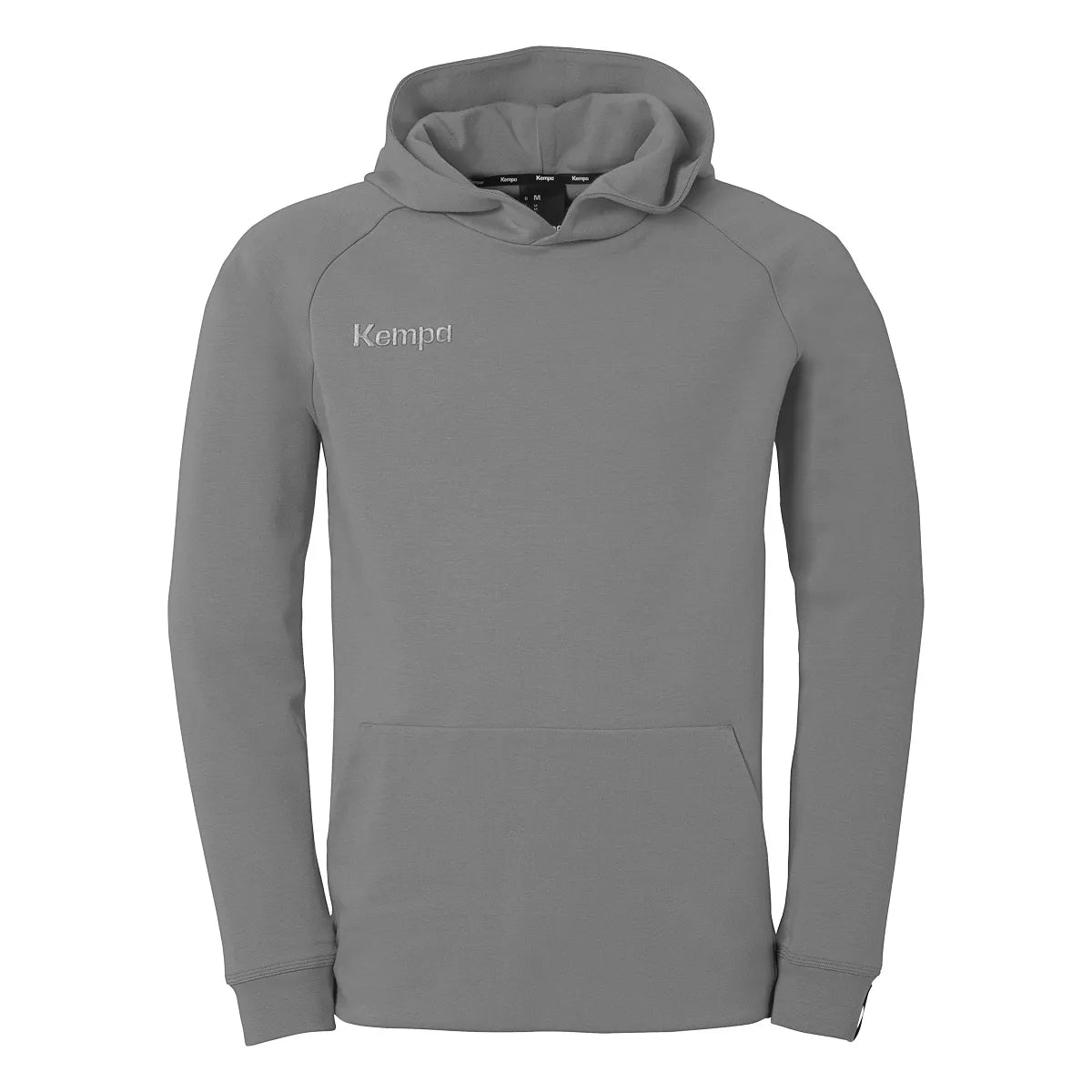 Kempa Kapuzenpullover STMNT Kinder steingrau Front 