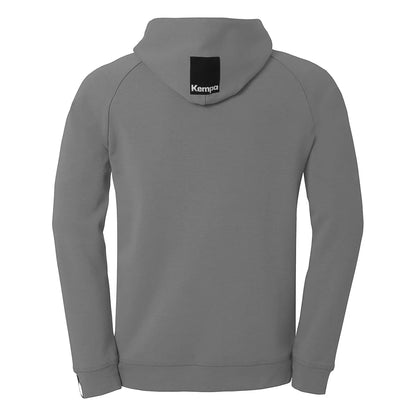 Kempa Kapuzenpullover STMNT Unisex steingrau Rücken 
