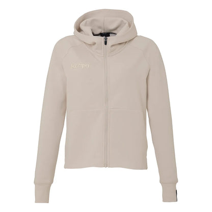 Kempa Kapuzenjacke STMNT Damen beige Front 