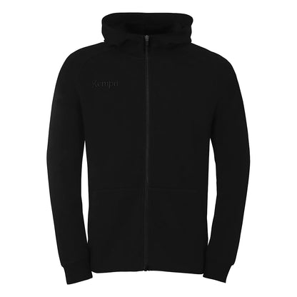 Kempa Kapuzenjacke STMNT Kinder schwarz Front 