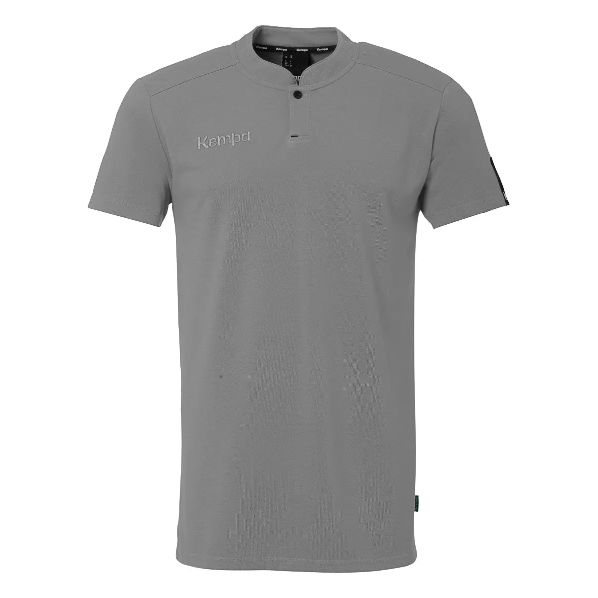 Kempa Poloshirt STMNT Unisex steingrau Front 