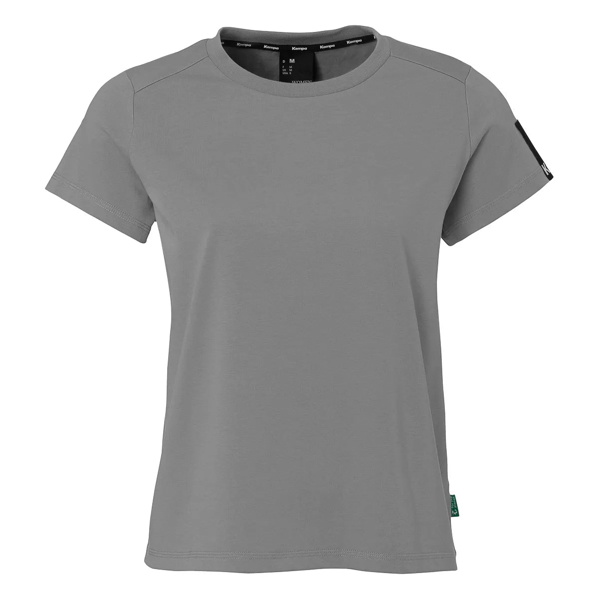 Kempa T-Shirt STMNT Cotton Kurzarm Damen steingrau Front 