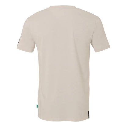 Kempa T-Shirt STMNT Cotton Kurzarm Kinder beige Rücken 