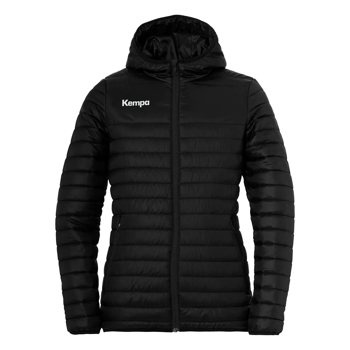Kempa Jacke Ultra Lite Damen schwarz Front #farbe_schwarz