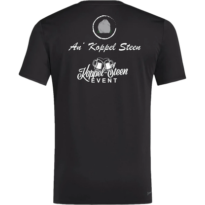BIGTIME Koppel Steen | T-Shirt Herren schwarz Rücken