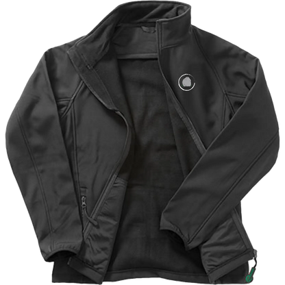 BIGTIME Koppel Steen | Softshell Jacke Herren schwarz Rücken