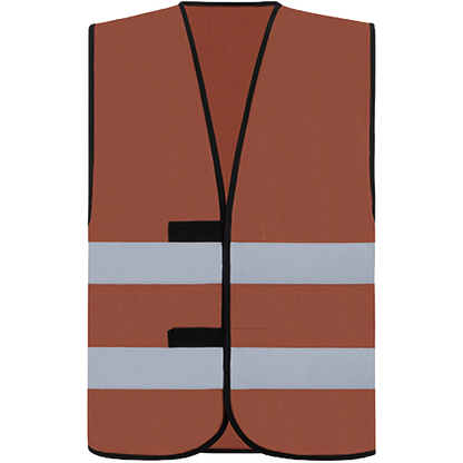 Korntex Warnweste Hi-Vis Functional Dortmund Maroon Front 