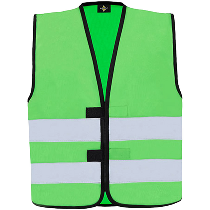 Korntex Warnweste Hi-Vis Functional Aarhus Kinder Green Front 