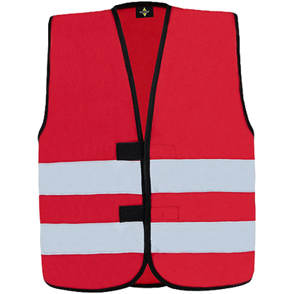 Korntex Warnweste Hi-Vis Functional Aarhus Kinder Red Front 