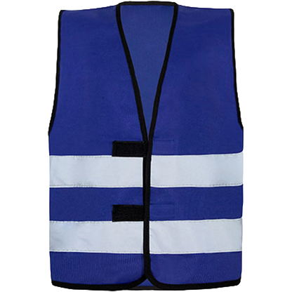 Korntex Warnweste Hi-Vis Functional Aarhus Kinder Royal Blue Front 