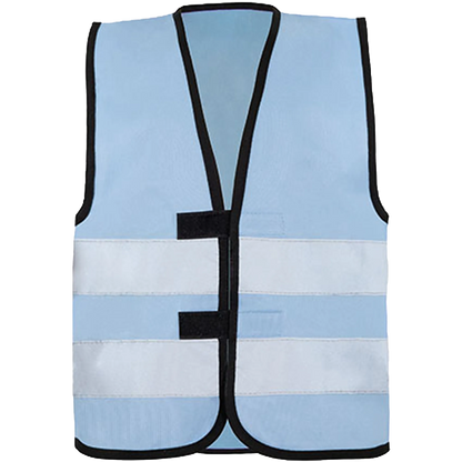 Korntex Warnweste Hi-Vis Functional Aarhus Kinder Sky Blue Front 