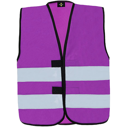 Korntex Warnweste Hi-Vis Functional Aarhus Kinder Violett Front 