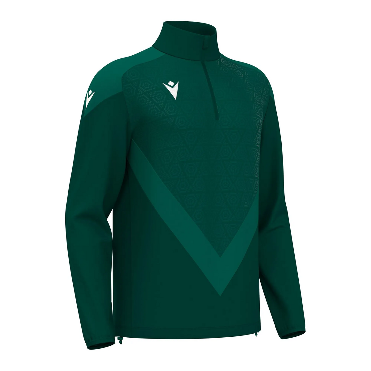 Macron Aufwärmshirt Anduin Unisex bottle-green Front 