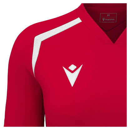 Macron Trikot Anduril Damen Red-White Detail 