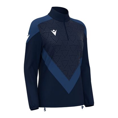Macron Aufwärmshirt Anora Damen navy Front 
