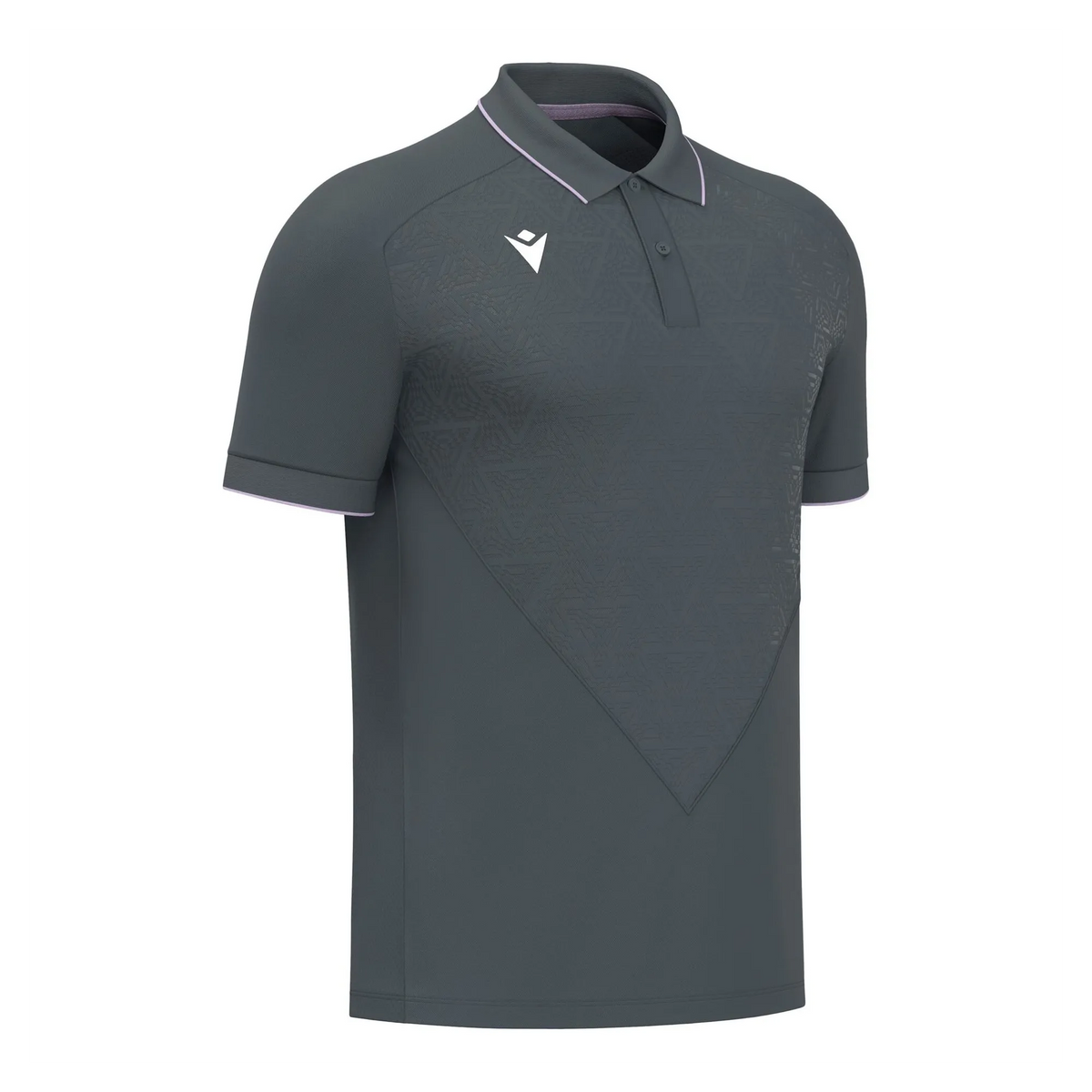 Macron Poloshirt Baldwin Unisex anthracite Front #farbe_anthracite