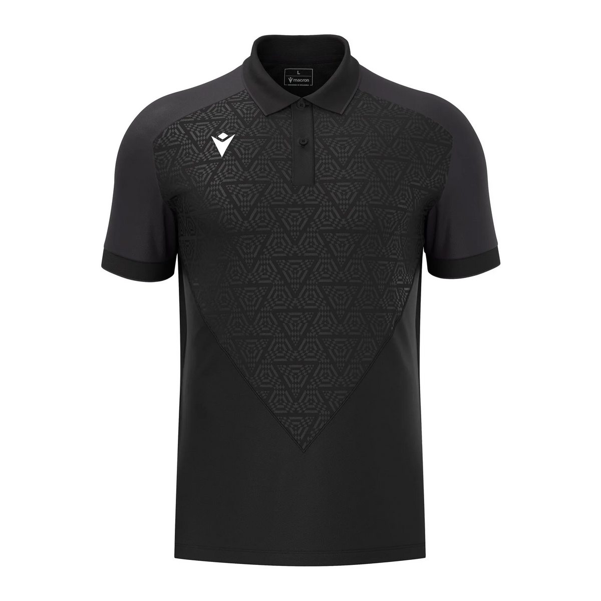 Macron Poloshirt Baldwin Unisex black Seite 