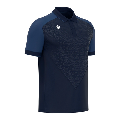 Macron Poloshirt Baldwin Unisex navy Front 