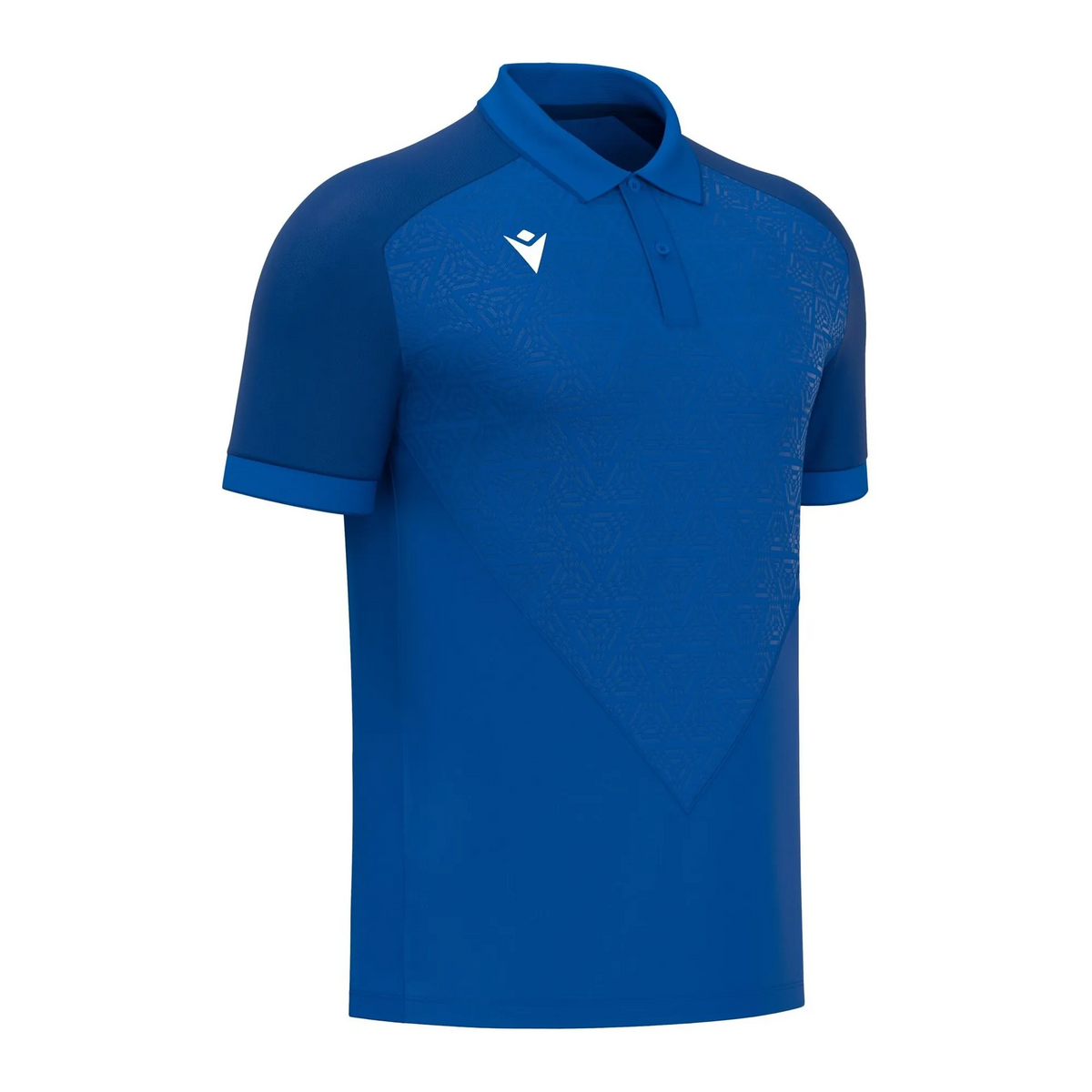 Macron Poloshirt Baldwin Unisex royal-blue Front 
