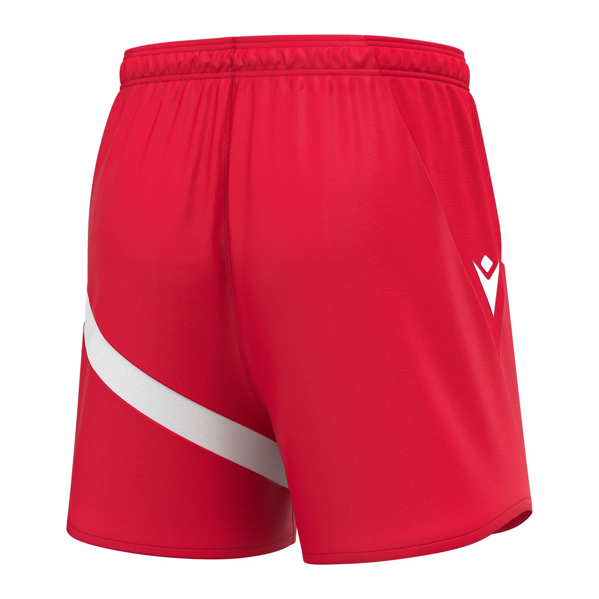 Macron Short Banshee Damen red Rücken 