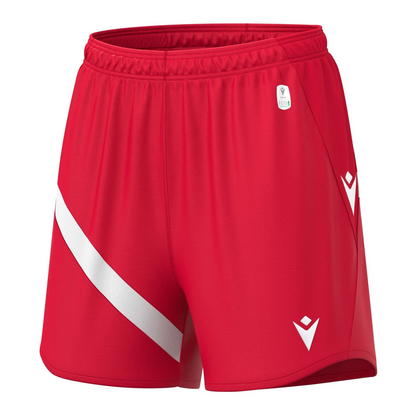 Macron Short Banshee Damen red Front 