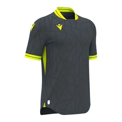 Macron Trikot CERBERUS Unisex Anthracite-Neon Yellow Front 
