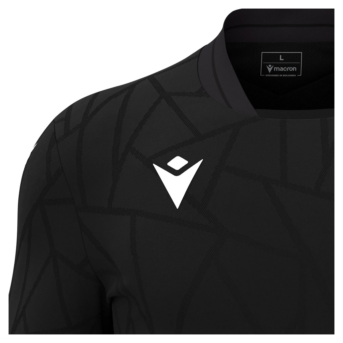 Macron Trikot CERBERUS Unisex Black-Black Detail 