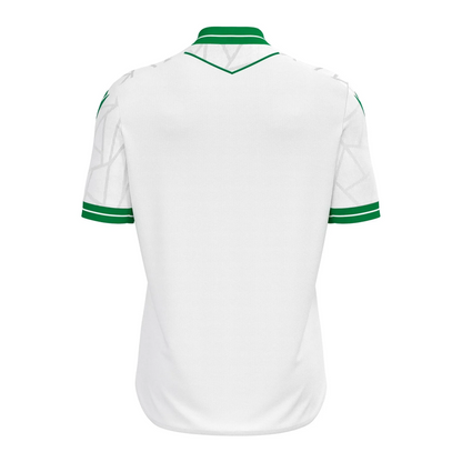 Macron Trikot CERBERUS Unisex White-Green Rücken 