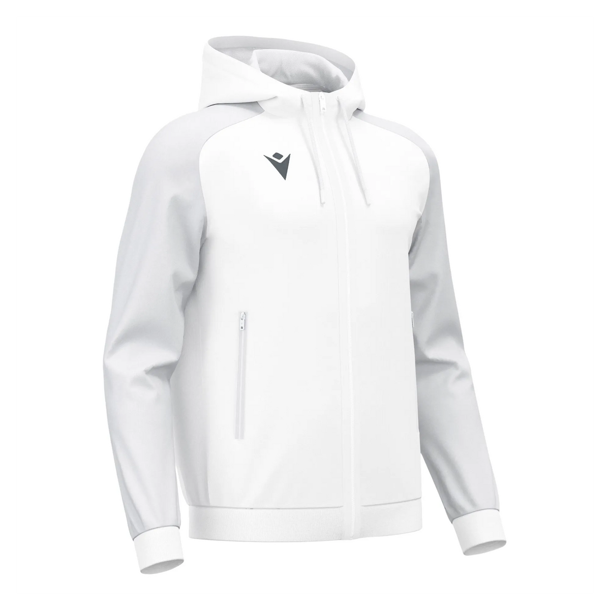 Macron Hoodie Chronos Unisex white Front 
