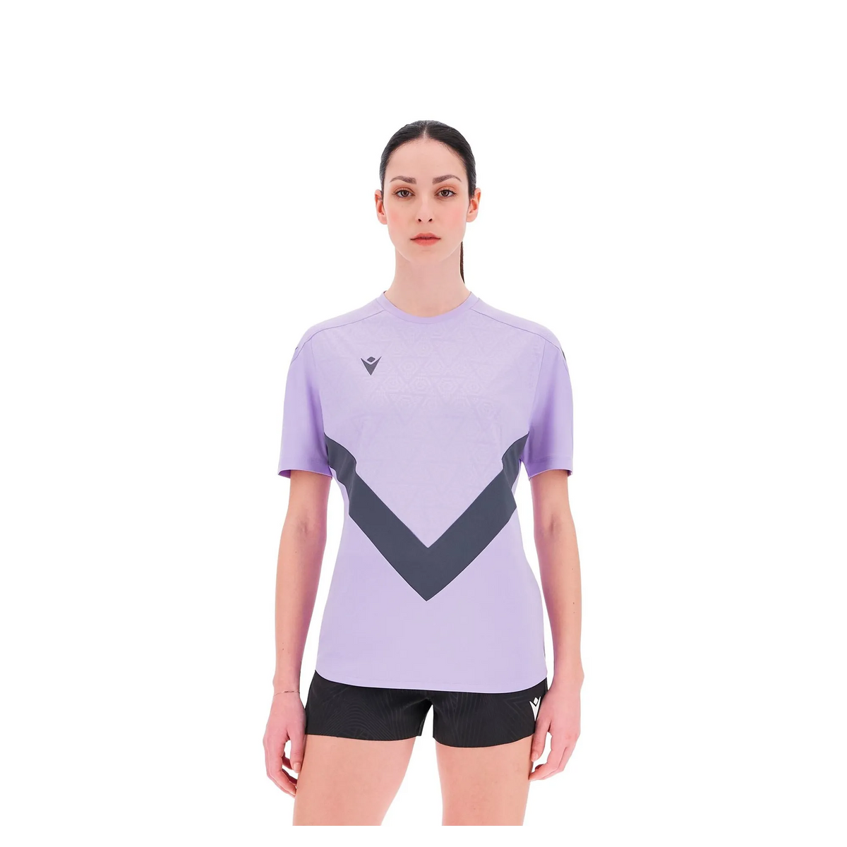 Macron Trikot DRYAD Damen Lillac-Anthracite Front 