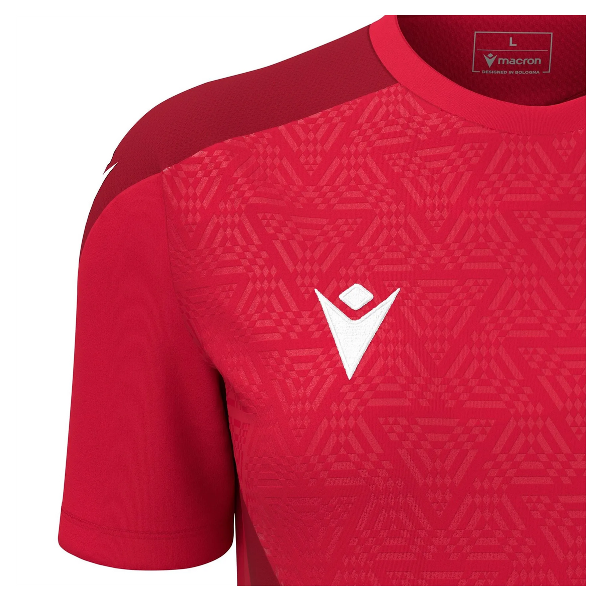 Macron Trikot DRYAD Damen Red-Red Detail 