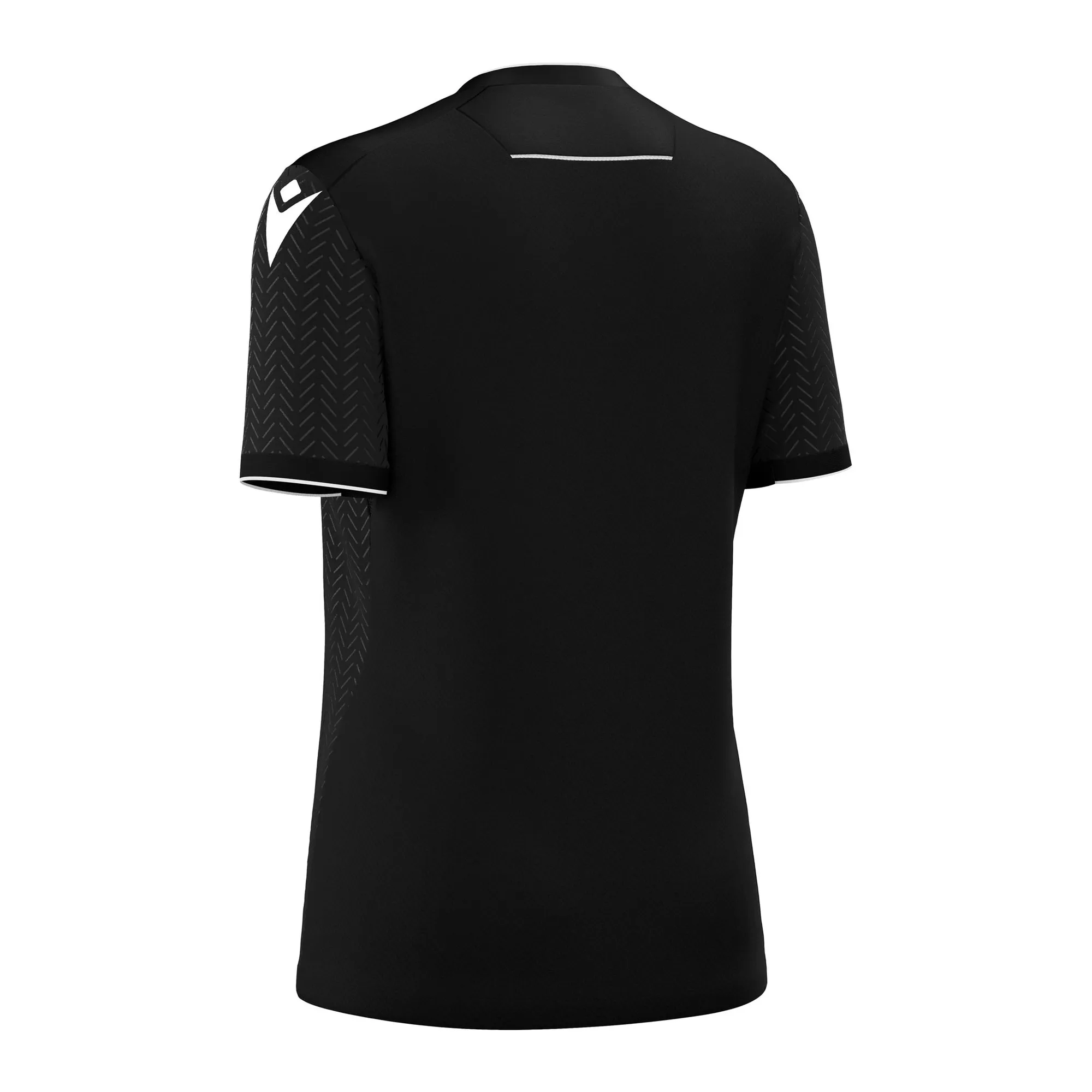 Macron Schiedsrichter Trikot Kateryn Eco Kurzarm Damen Black Rücken 