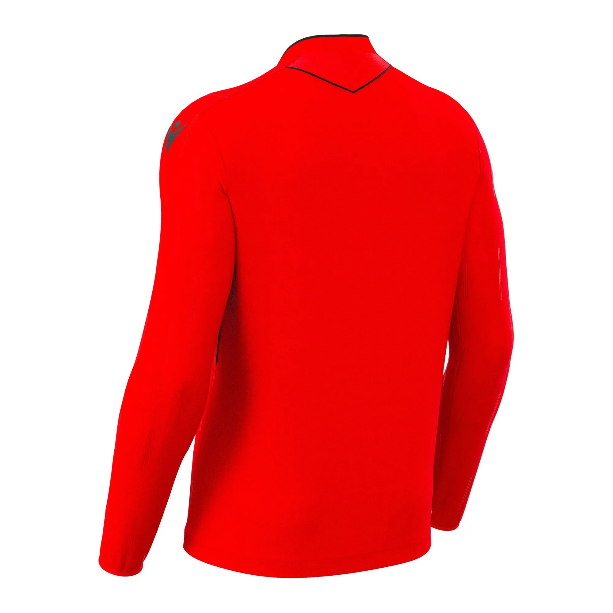 Macron Schiedsrichter Trikot Mendez Eco Langarm Unisex Bright Red Rücken 