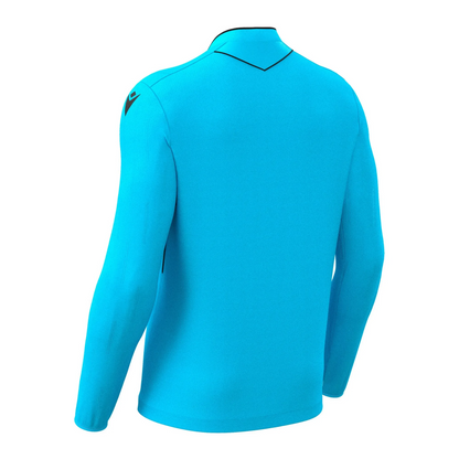 Macron Schiedsrichter Trikot Mendez Eco Langarm Unisex Neon Sky Rücken 