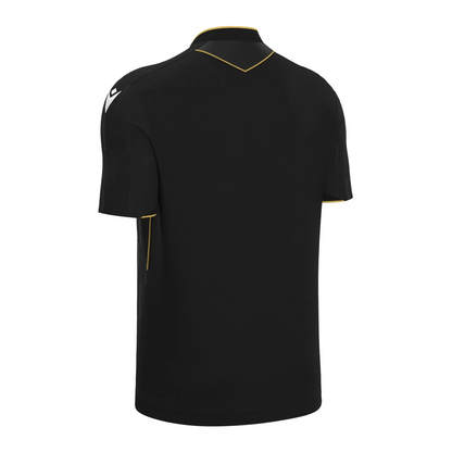 Macron Schiedsrichter Trikot Mendez Eco Kurzarm Unisex Black Rücken 