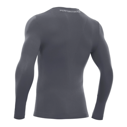 Macron Longsleeve Performance LS Unisex anthracite Rücken 