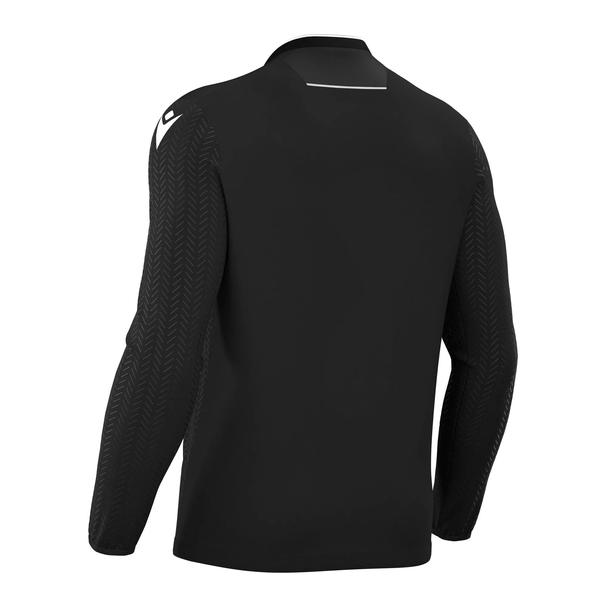 Macron Schiedsrichter Trikot Ponnet Eco Langarm Unisex Black Rücken 